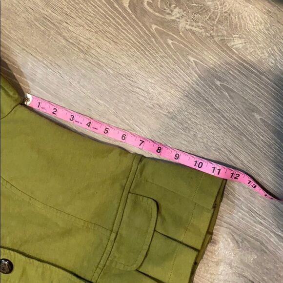 Anthropologie Nick & Mo Exclusive Collection Green Peplum Ruffle Jacket - Picture 6 of 6